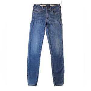 Anthropologie Pilcro High Rise Denim Leggings Size 25